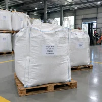Adipic acid CAS 124-04-9 packed in 1000 kg FIBC bulk bags on wooden pallets in warehouse