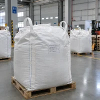keratinase-subtilisin-cas-9014-01-1-1000kg-fibc-bulk-bag Keratinase (Subtilisin) CAS 9014-01-1 in 1000 kg FIBC bulk bag on pallet in warehouse
