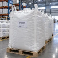 lead-distearate-cas-1072-35-1-500kg-fibc-bulk-bag Lead Distearate CAS 1072-35-1 in 500 kg FIBC bulk bag on pallet in warehouse