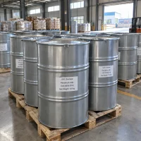 Galvanized steel drums of petroleum jelly (CAS 8009-03-8), 170 kg each, standing on wooden pallets in a warehouse