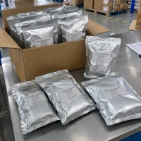 pyridoxine-hydrochloride-vitamin-b6-aluminum-foil-bags 1kg sealed aluminum foil bags of Pyridoxine Hydrochloride Vitamin B6 powder prepared for B2B sample orders and small batch shipments.