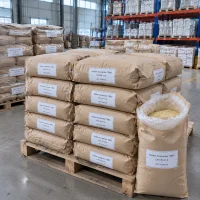 rubber-accelerator-tbbs-ns-cas-95-31-8-25kg-kraft-bags-open-powder Rubber Accelerator TBBS (NS) CAS 95-31-8 in 25 kg kraft bags with open bag showing powder