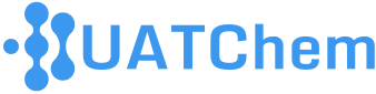 UATChem white logo for dark backgrounds