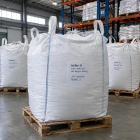 vat-blue-18-cas-1324-54-5-500kg-fibc-bulk-bag Vat Blue 18 CAS 1324-54-5 in 500 kg FIBC bulk bag on pallet in warehouse
